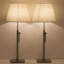 Lampe de table argentée 18 po Seyfried