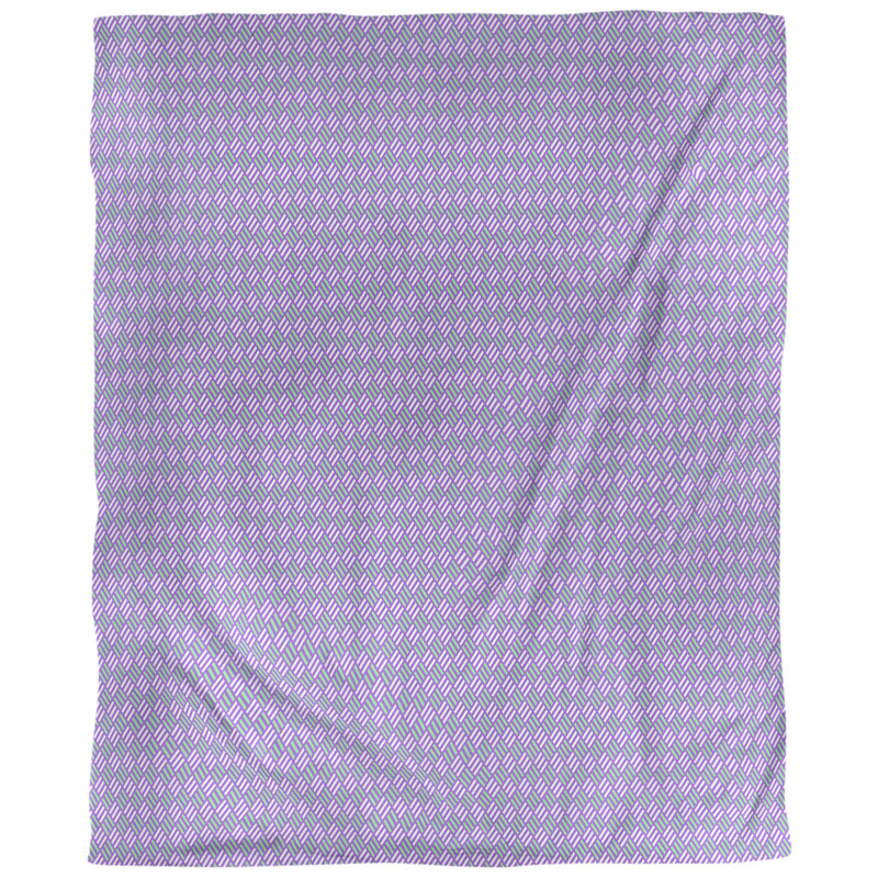 Housse de couette simple Katelyn Elizabeth, Microfibre, Housse de couette simple TG, Bleu vert foncé / violet foncé