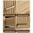 Modern 9-Drawer Dresser for Bedroom, 57''Wide Wood Chest Of Drawers w/ Metal Handles Fluted Design-798942485