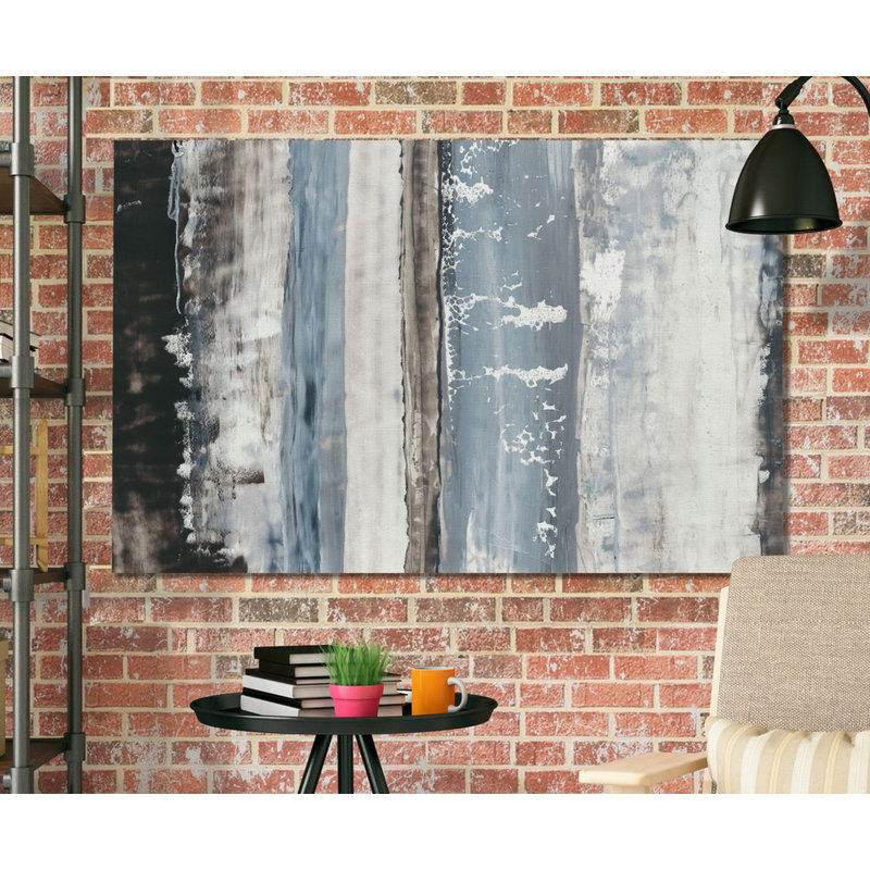 « icy horizon i », reproduction, H 32 po x l 48 po x P 1,5 po, Toile tendue