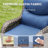  6-Piece Patio Furniture Set With Swivel Glider Chairs, 6-Inch Ultra-Plush Cushions & Water-Resistant Olefin Fabric-118850193