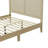 Behre Woven Rattan Cane Solid Wood Bed-304232234