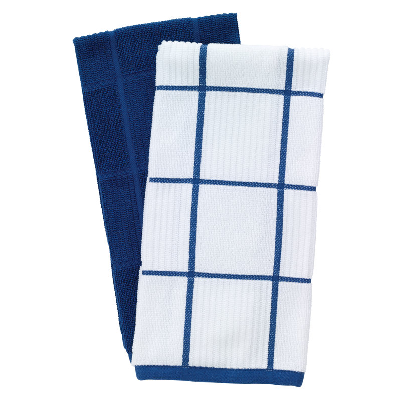 T-fal Parquet Kitchen Towel, Blue