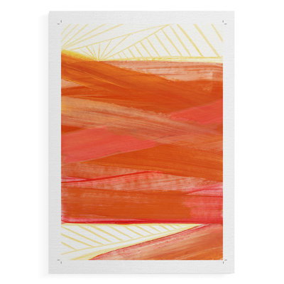 Warm Rays II -Canvas Print Only - NOT FRAMED