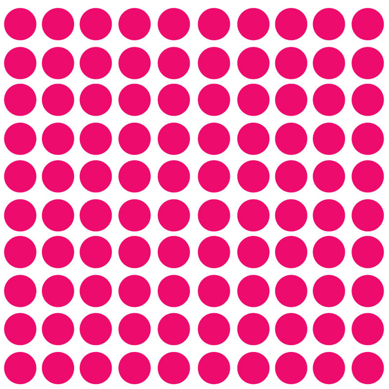 Abstract Non-Wall Damaging Wall Decal, Pink
