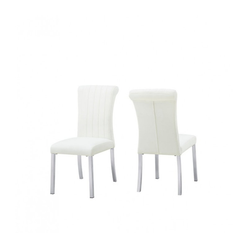 Chaise d'appoint Fynn (ensemble de 2), Doré, Noir