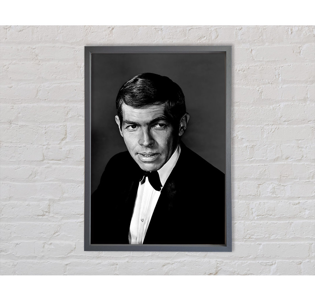 James Coburn - Einzelner Bilderrahmen Kunstdrucke auf Leinwand