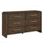 Commode de rangement en bois d'hévéa massif classique classique 1 pièce