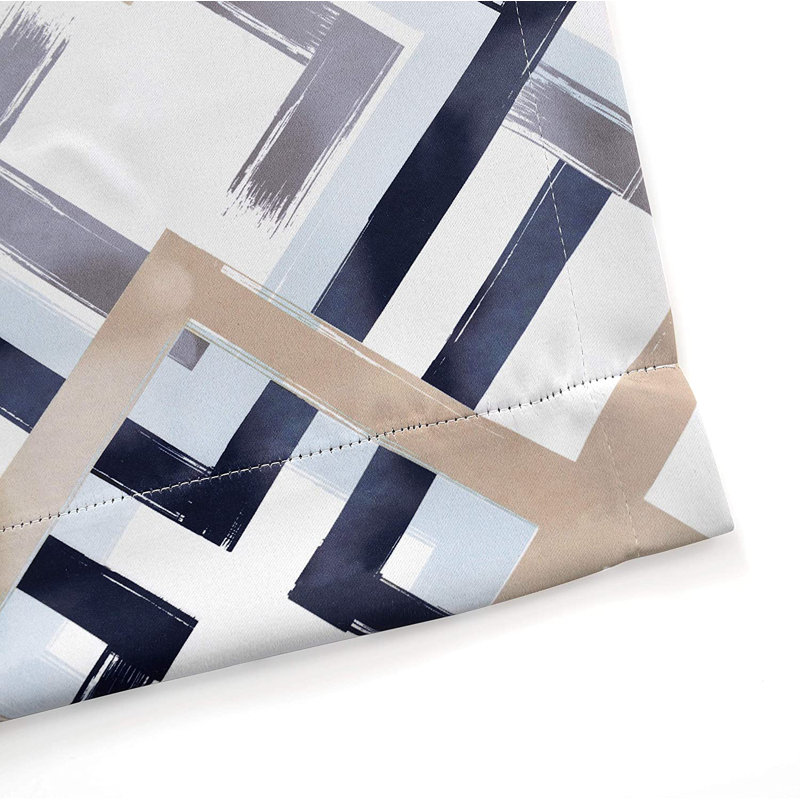 Mullan Geometric Tailored Window Valance