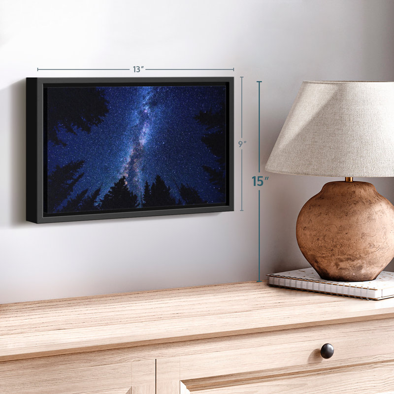 Impression sur toile Woodlands Milky Way, H 9 po x l 13 po