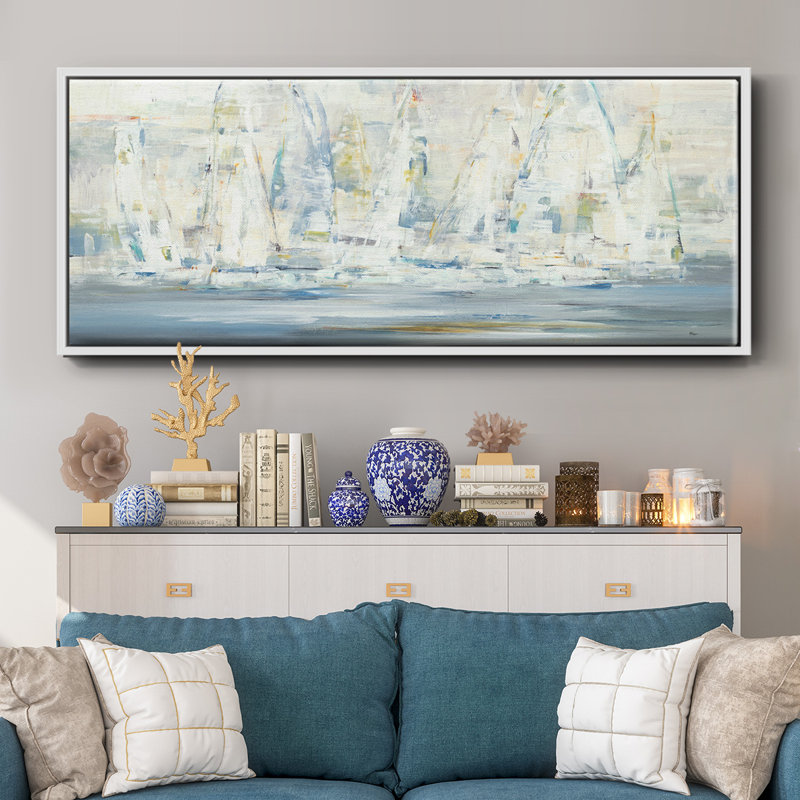Regatta Time - Framed Canvas