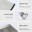 Évier de cuisine à double cuve 33 po x 20 po x 9 po - Structure en acier inoxydable avec fonction de condensation