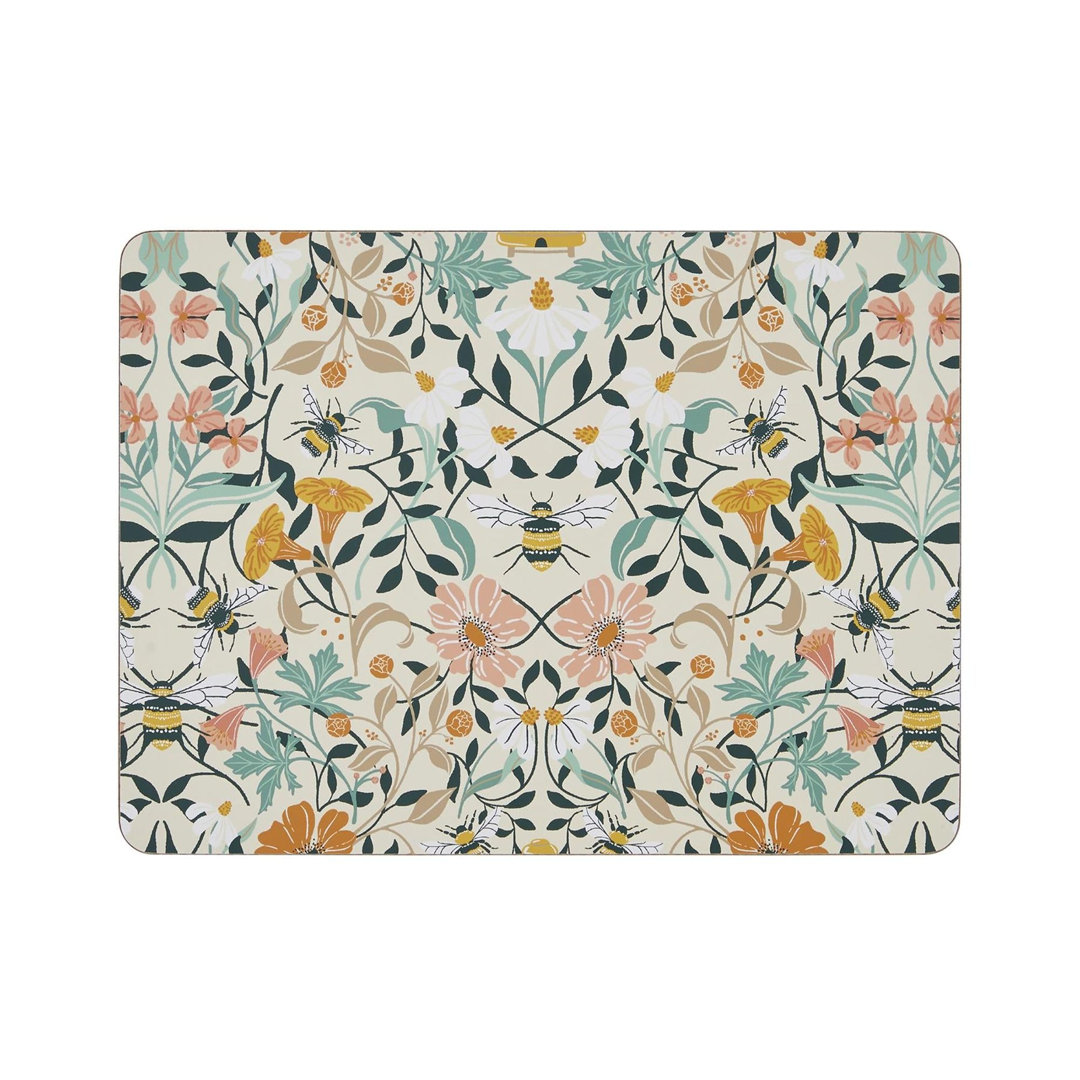 Bee Bloom Animal Print Rectangle Placemat - Image 4