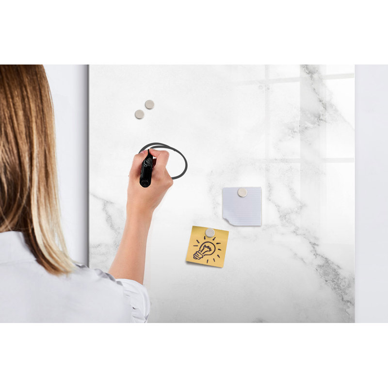 Magnetic Glass Photo Memo Board