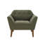 Fauteuil rembourré Maxton Merrylite de 94 cm de large avec dossier capitonné, vert-882009080