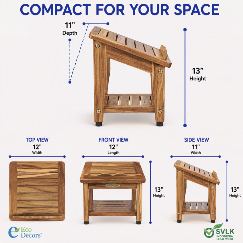 Tabouret avec repose-pieds EcoDecors