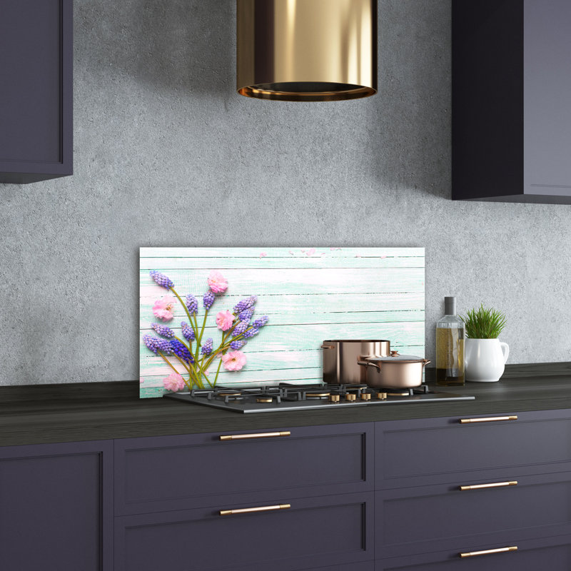 50cm W x 100cm L Glass Peel and Stick Panel