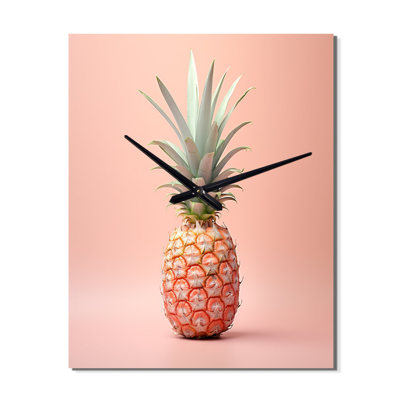 Bhaktivinod - Horloge murale ananas, Moyen