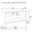 Commode de style contemporain 1pc