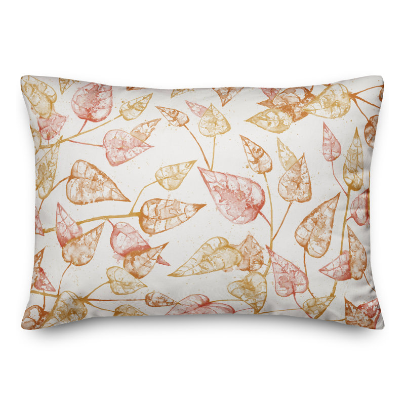  Housse et insert de coussin rectangulaire Watercolor Autumn Leaves