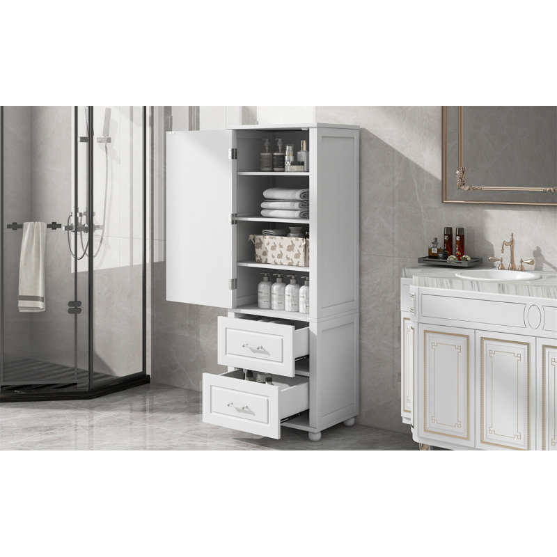 Grande armoire de rangement pour salle de bain