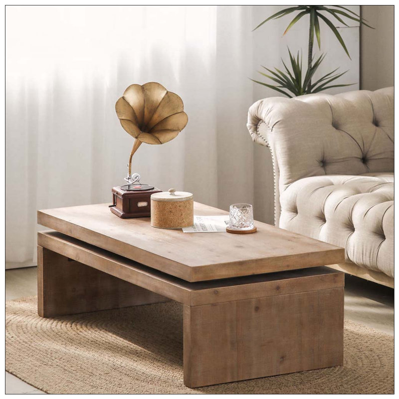 Table basse moderne, Naturel