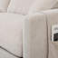 Canapé d'angle 107,87 po avec pouf, coussins d'assise et de dossier amovibles-1751686146-1751686147