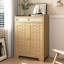 Armoire de rangement multifonctionnelle moderne en MDF pour la cuisine et la salle à manger