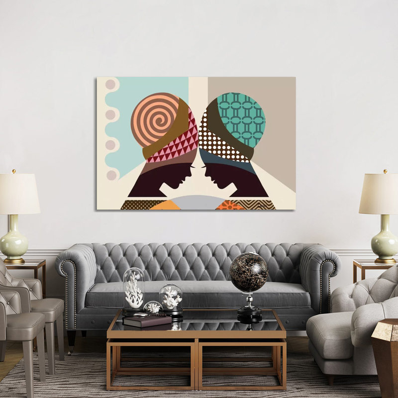 «Gemini Zodiac» par Lanre Studio, impression sur toile tendue, H 40 po x l 60 po x 1,5 po