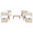 Chilton 7 - Person Patio Conversation Set with Cushions-802793800