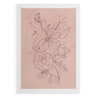 Rosetone Blossoms I - impression sur toile seulement - non encadrée