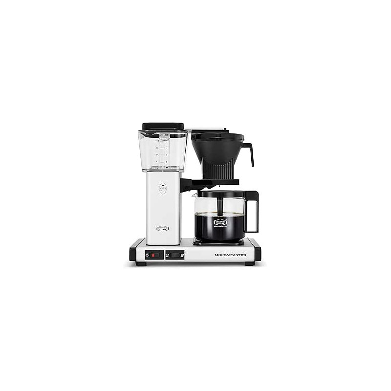 Technivorm Moccamaster 53930 KBGV Select 10-Cup Coffee Maker, Matte Silver, Matte Silver