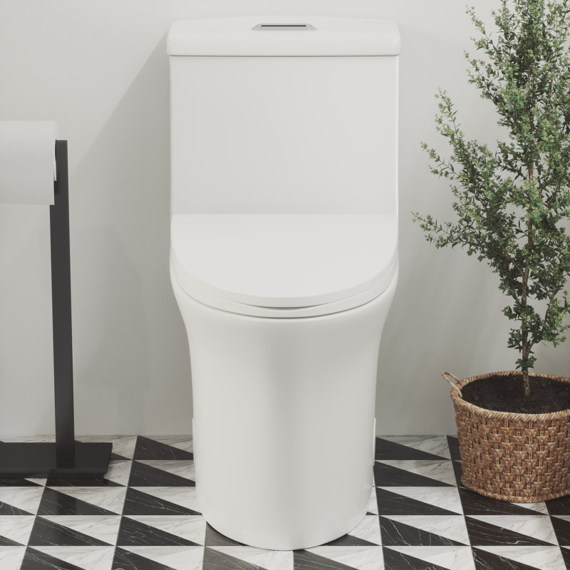 Toilette allongée une pièce à double chasse 1,1 / 1,6 GPU Hugo