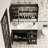 Modern simple black bathroom cabinet