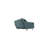 61"W Fabric Convertible Loveseat Sleeper With Pillows-391791844