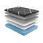 Matelas en mousse viscoélastique infusée de graphite Zeta Ice, 14 po-53134426