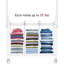 Trieur de linge 136L avec barre de suspension, chariot à linge portable et amovible avec roulettes verrouillables robustes et sacs amovibles, organisateur de panier à linge roulant, 3 sections