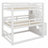 Triple Bunk Bed With Storage Staircase,Separate Design-1864931693