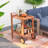 Ameerat Solid Wood Kitchen Cart