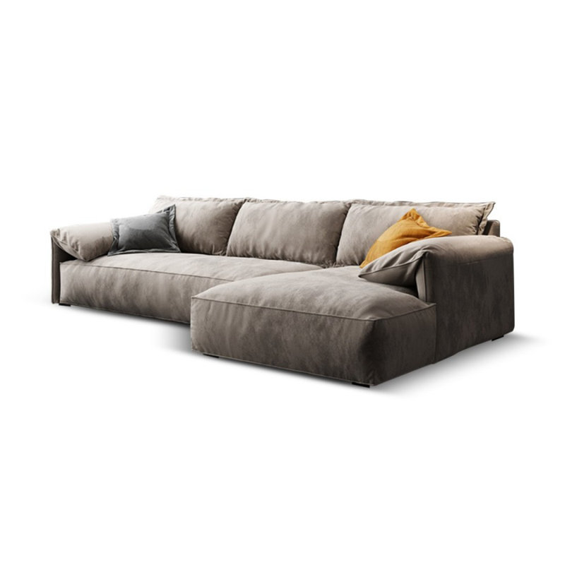 Canapé modulaire 2 pièces rembourré, Orienté à droite, 35.43" H x 118.11" W x 62.99" D