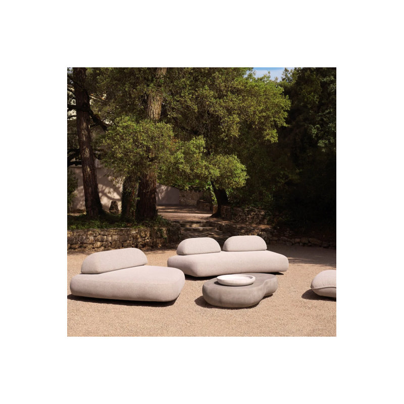 Prime Outdoor Free Form Coffee Table, Industrial Gray