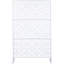 Écran d'intimité extérieur et intérieur en métal H 76 po x l 48 po, écran d'intimité décoratif autoportant pour terrasse de balcon de terrasse, panneaux de clôture d'intimité pour jardin extérieur PS106 BLANC-122260607