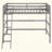 Solid Wood Loft Bed With Ladder