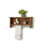 Eshu 2 Piece Alder Solid Wood Floating Shelf with Towel Bar-1897151724
