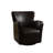 Minne Faux Leather Swivel Armchair-610184550