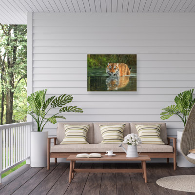 David Stribbling River Crossing Outdoor  Canvas