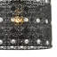 17cm H Metal Lamp Shade in Black
