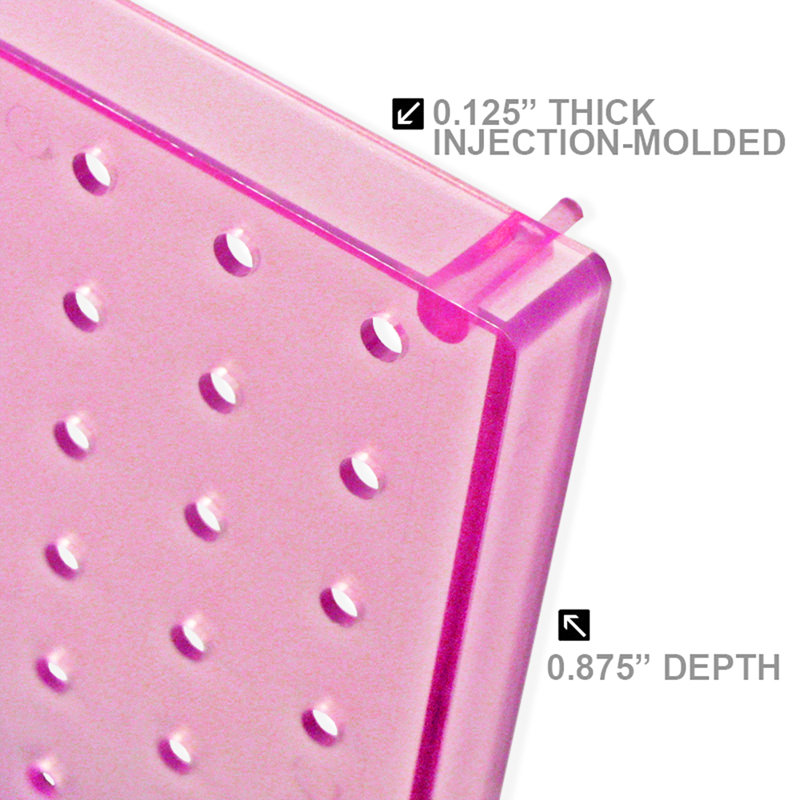 Solution de rangement pour panneau perforé, taille: 24 po x 24 po, paquet de 2