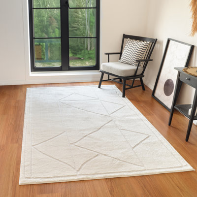 Tapis ivoire Lenamae Moraccan