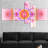 " Cabalistic Pink Fractal Design "